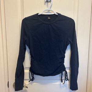 SHEIN Drawstring Ruched Long Sleeve